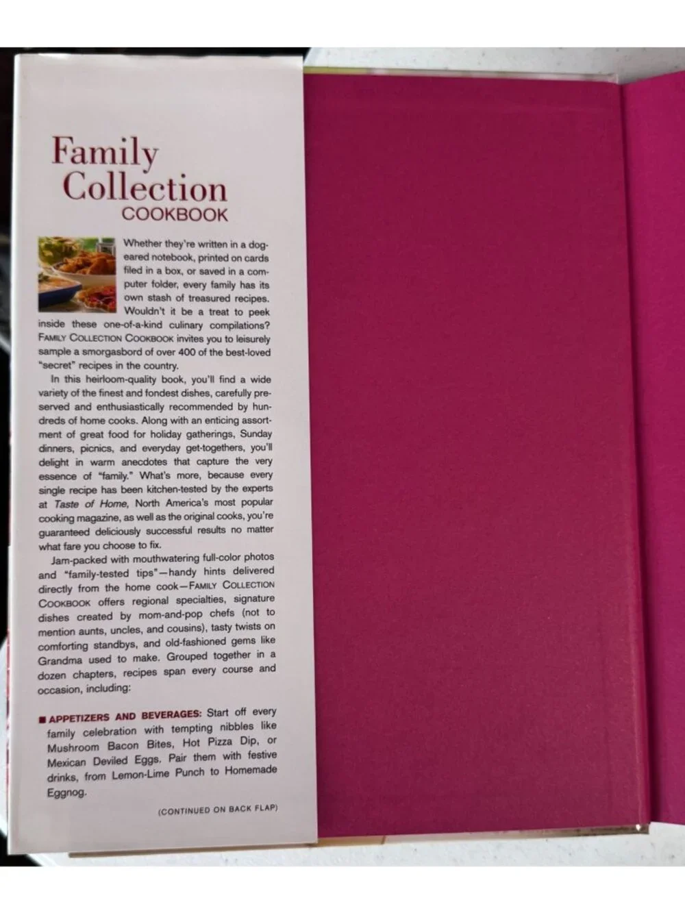 Taste Of Home Family Collection Cookbook - 2006